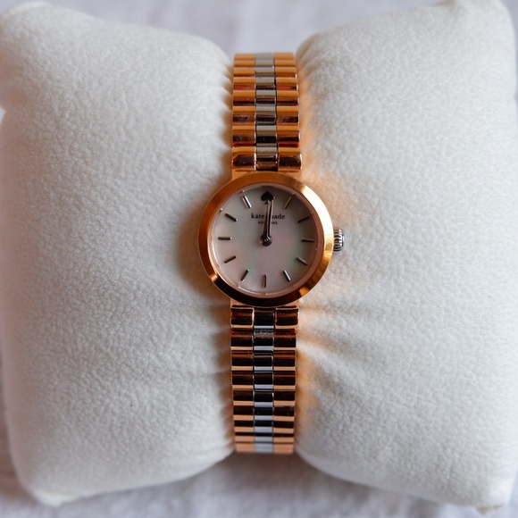 Kate Spade New York Women's Gramercy Two-Tone Bracelet Watch NWT - Picture 1 of 8